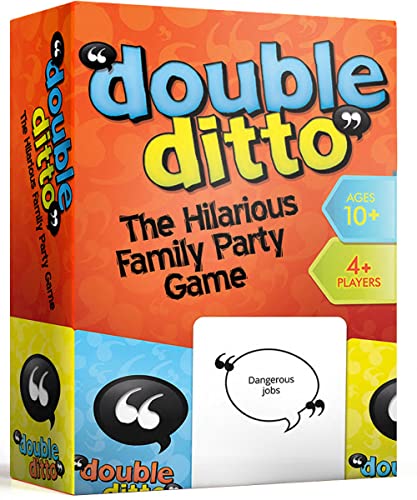 Double Ditto – A Hilarious Family Party Word Board Game – Family Games -Games for Kids Ages 8-12, Teens, & Adults – Family Games for Game Night – Family Games for Kids and Adults