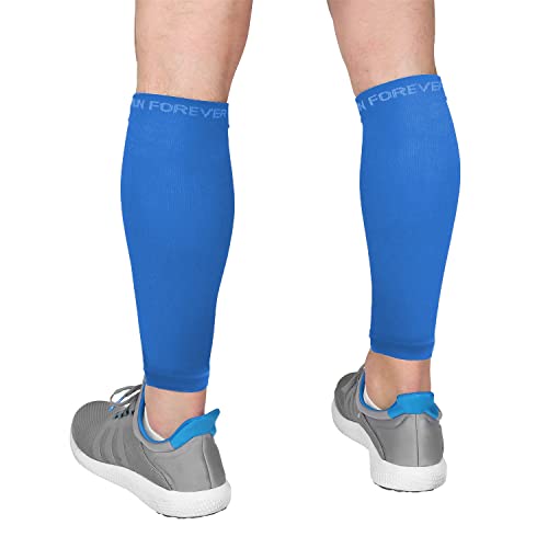 Calf Compression Sleeves For Men And Women – Leg Compression Sleeve – Footless Compression Socks for Runners, Shin Splints, Varicose Vein & Calf Pain Relief – Calf Brace For Running, Cycling, Travel