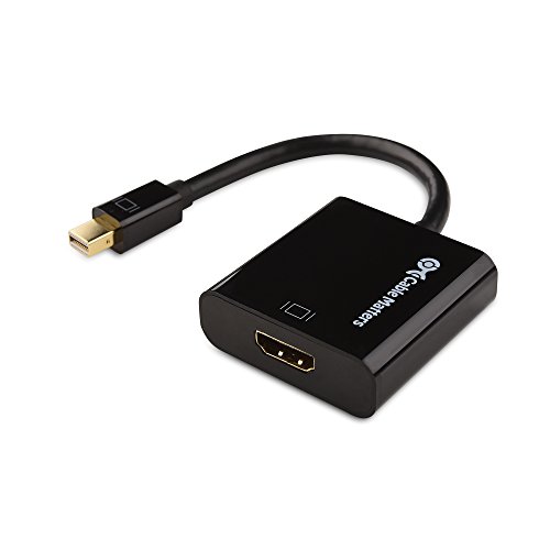 Cable Matters Active Mini DisplayPort to HDMI Adapter (Active Mini DP to HDMI) Supporting Eyefinity Technology 4K Resolution