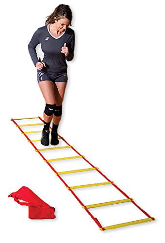 Tandem Sport 10-Rung Adjustable Agility Ladder for Speed and Balance Training