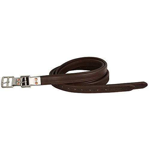 M. Toulouse Chocolate Stirrup Leathers 1×48