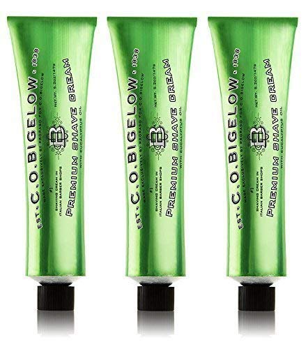 C.O. Bigelow C. O. Bigelow Premium Shave Cream with Eucalyptus Oil 5.2 Ounce (Pack of 3)
