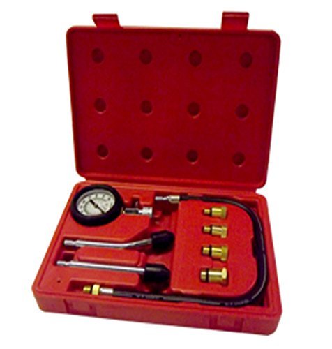 Pitbull 8 Pc Spark Plug Cylinder Compression Tester Test Kit Professional Gas Engine