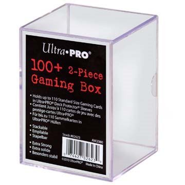 4 Ultra Pro Clear Gamers Stackable 2 Piece Slide-In Deck Box [Bundle of 4] | The Storepaperoomates Retail Market - Fast Affordable Shopping