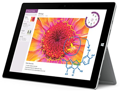 Microsoft Surface 3 7G6-00001 10.8 Inch 128 GB SSD Tablet (Silver)
