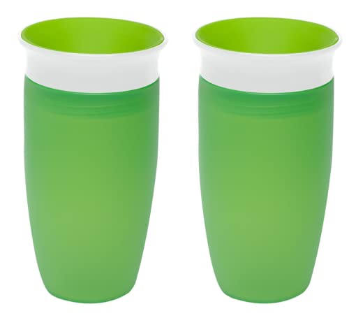 Munchkin Miracle 360 Sippy Cup, Green, 10 Ounce, 2 Count