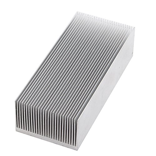 uxcell® Aluminum Heat Radiator Heatsink Cooling Fin 150x69x37mm Silver Tone