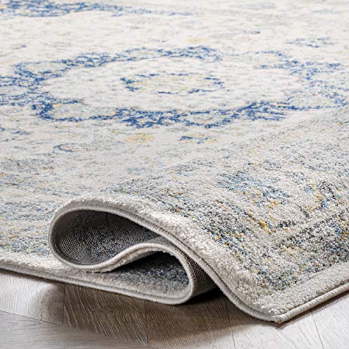 nuLOOM Verona Vintage Persian Area Rug, 8′ x 10′, Blue | The Storepaperoomates Retail Market - Fast Affordable Shopping
