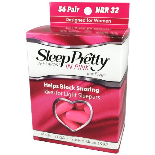 Hearos Sleep Pretty in Pink Women’s Ear Plugs, 56 Count