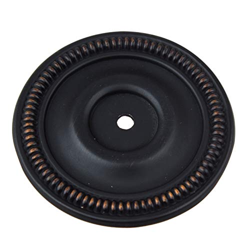 GlideRite Hardware 5060-ORB-10 2.5 inch Round Oil Rubbed Bronze Cabinet Back Plate 10 Pack