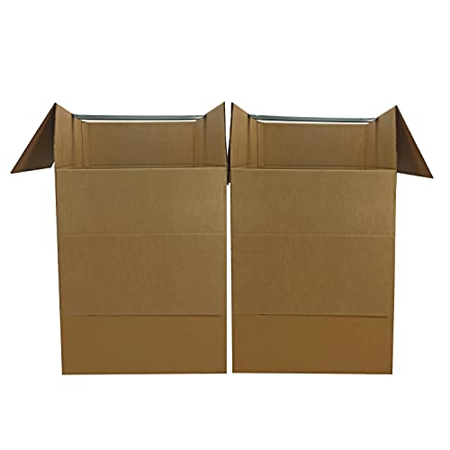 uBoxes Moving Boxes Bundles Shorty Wardrobe Boxes (Pack of 2)