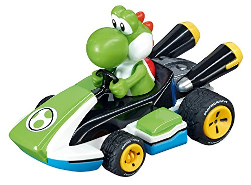 Carrera 64035 Mario Kart – Yoshi 1:43 Scale Analog Slot car Vehicle for GO!!! Electric and Battery Slot car Racing Track