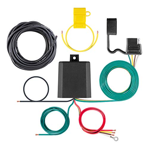 CURT 59236 Weather-Resistant Multi-Function Splice-in Trailer Tail Light Converter Kit, 4-Pin Wiring Harness