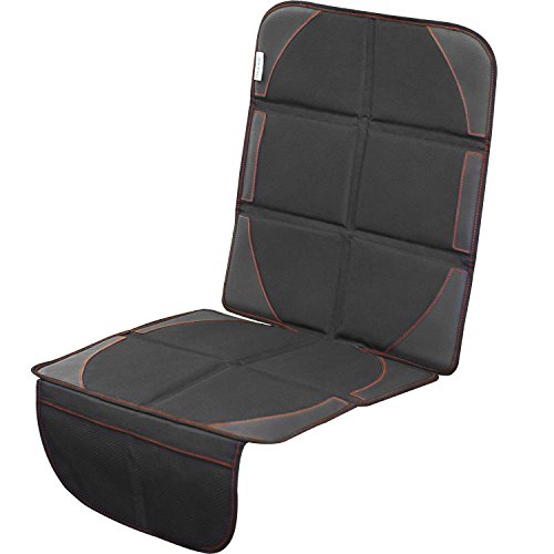 Cheekie Monkie Super Seat Protection Mat, Auto Seat Protector (Seat Cover) with Waterproof Material, Extra Strength Non-Slip Backing, and Sturdy Foam Pads Fits Most Vehicles