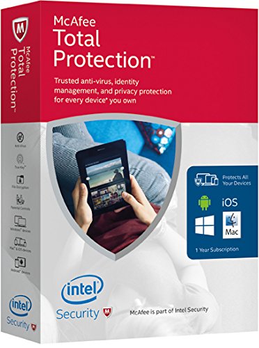 McAfee 2016 Total Protection Unlimited Devices, Key Code