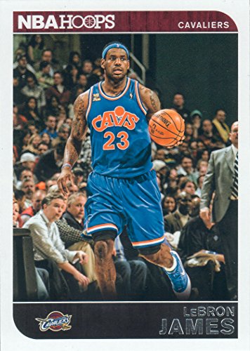 Lebron James 2014 2015 Hoops NBA Basketball Series Mint Card #117 Picturing Lebron in His Blue Cleveland Cavaliers Jersey M (Mint)