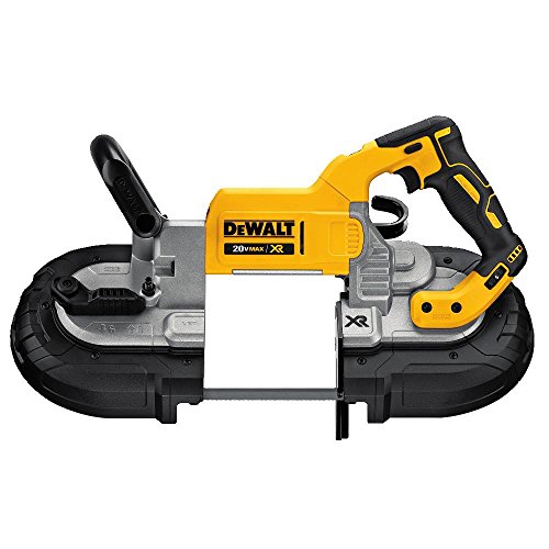 DEWALT 20V MAX Band Saw, 5″ Cutting Capacity, Integrated Hang Hooks, Portable, For Deep Cuts, Bare Tool Only (DCS374B)