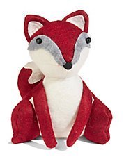 Glucksteinhome Soft Felt Red Fox Seasonal Decoration (6-1/2″ Tall)