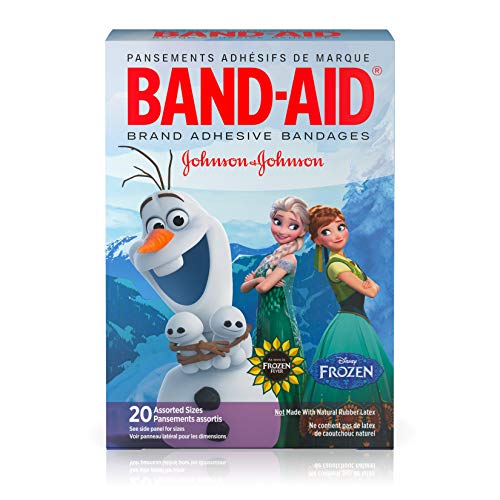 Band-Aid Adhesive Bandages, Disneys Frozen, Assorted Sizes, 20 Count – Packaging may vary
