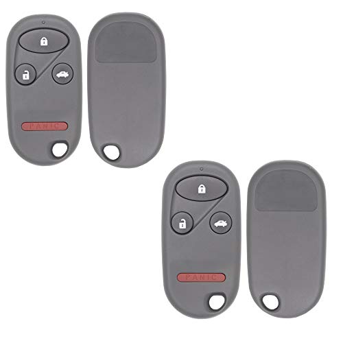 Keyless2Go Replacement for New Shell Case for Remote Key Fob with FCC KOBUTAH2T – Shell ONLY (2 Pack)