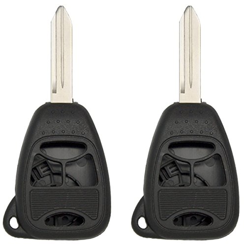 Keyless2Go Replacement for New Uncut Remote Head Key Shells FCC M3N5WY72XX OHT692427AA – Shell ONLY (2 Pack)