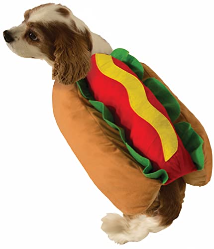 Forum Novelties 75261 Hot Dog Doggie Pet Costume, Small, Pack of 1, Multi-color