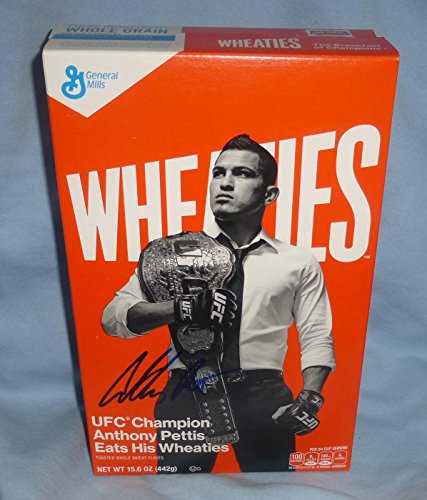 Anthony Pettis Signed Full Wheaties Box PSA/DNA COA UFC 2015 Autograph 164 181 – Autographed UFC Miscellaneous Products