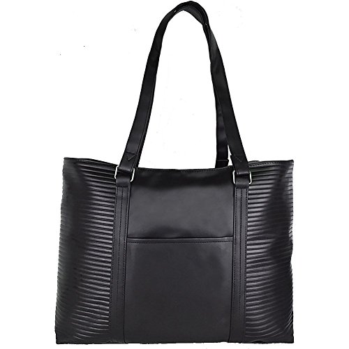 GOODHOPE Bags Ribbed Tote, Black | The Storepaperoomates Retail Market - Fast Affordable Shopping