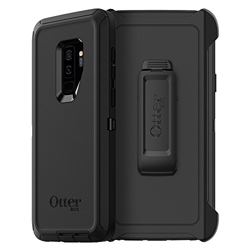 OtterBox DEFENDER SERIES SCREENLESS Case for Samsung Galaxy S9+ – Retail Packaging – BLACK