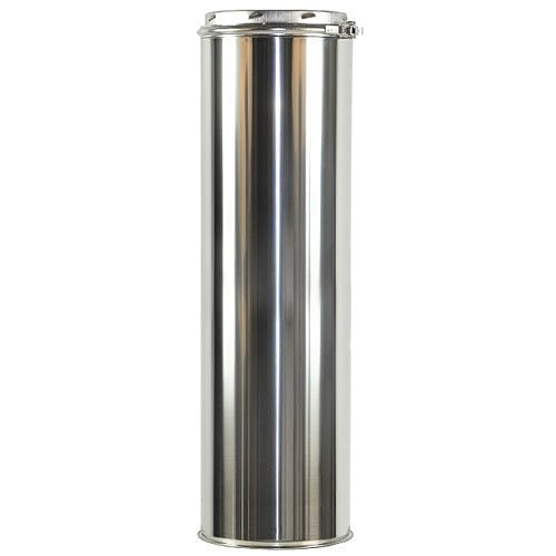 Shasta Vent 6″ x 24″ Class A, All Fuel, Double Wall, Insulated, SS “Chimney Pipe” 6″ Dia. x 24″ Length