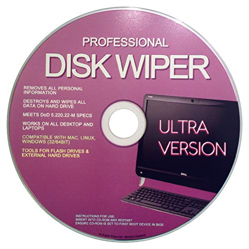 Professional Hard Disk Drive & USB Eraser – Wiper & formatter Disc 32/64Bit