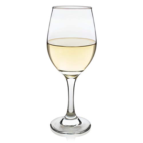 Libbey Basics White Wine Glasses, 11-ounce, Set of 4