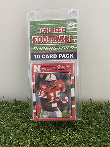 Nebraska Cornhuskers- (10) Card Pack College Football Different Husker Superstars Starter Kit! Comes in Souvenir Case! Great Mix of Modern & Vintage Players for the Super Huskers Fan! By 3bros