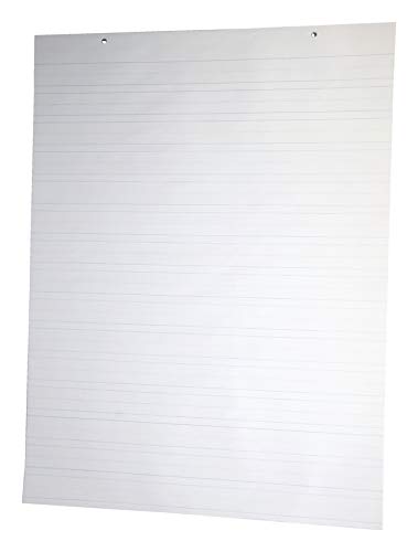 Sax 1285051 Chart Paper, 2-Hole Punched, 24″ x 32″, White (Pack of 100)