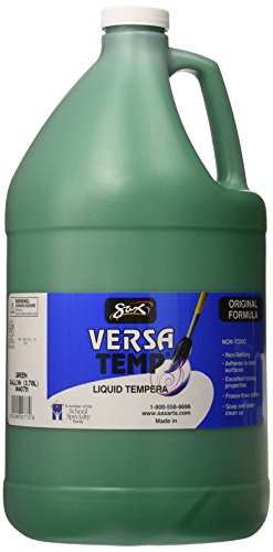 Sax – 2778 Versatemp Heavy-Bodied Tempera Paint, Green, 1 Gallon