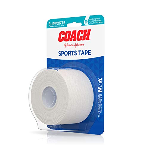 Johnson & Johnson Coach Sports Tape, Breathable Cloth Tape to Support and Protect Joints, for Fingers, Wrists, and Ankles, 1.5 inches By 10 yards, White | The Storepaperoomates Retail Market - Fast Affordable Shopping