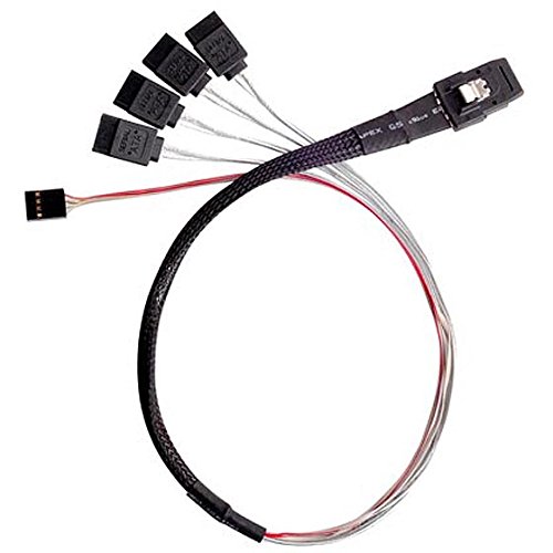 SilverStone Technology Mini SAS SFF-8087 to SATA 7-Pin Cable Adapter (CPS03) | The Storepaperoomates Retail Market - Fast Affordable Shopping