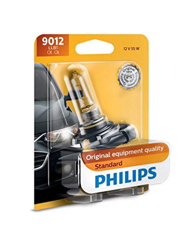 Philips 9012 HIR2 Standard Halogen Headlight Bulb, 1 Pack
