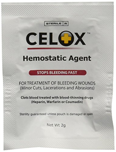 CELOX Traumatic Wound First Aid Packets, 6 Count