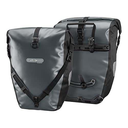 Ortlieb Unisex’s Back-Roller Classic Bag, Asphalt/Black, 42 x 23/32 x 17 cm/20 Litre