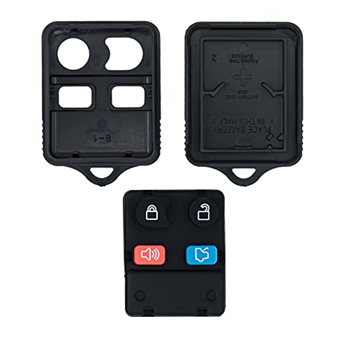 Keyless2Go Replacement for New Shell Case and 4 Button Pad for Remote Key Fob with FCC CWTWB1U345 or CWTWB1U331 – Shell ONLY