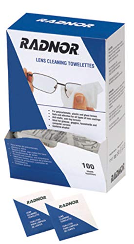 Radnor 5” X 8” Pre-Moistened Lens Cleaning Towel