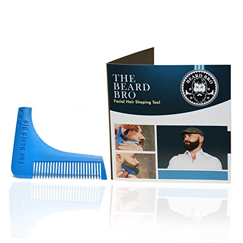 The Beard Bro- 7 Tools in 1 Professional Beard Shaping Tool For Perfect Lines and Symmetry- THE FIRST & ORIGINAL