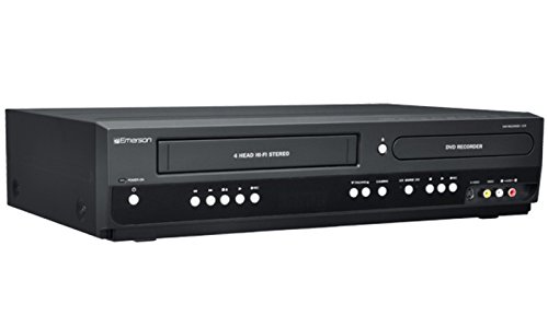 Emerson ZV427EM5 DVD/VCR Combo DVD Recorder and VCR Player With HDMI 1080p DVD/VHS, Progressive Scan Video Out, 5-Speed for Up to 6-hours Recording