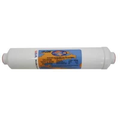 Omnipure K2586-BB-6 OZ. GAC & Phosphate Inline Water Filter Cartridge