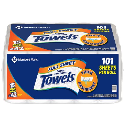 Member’s Mark Super Premium Paper Towels, 15 Count