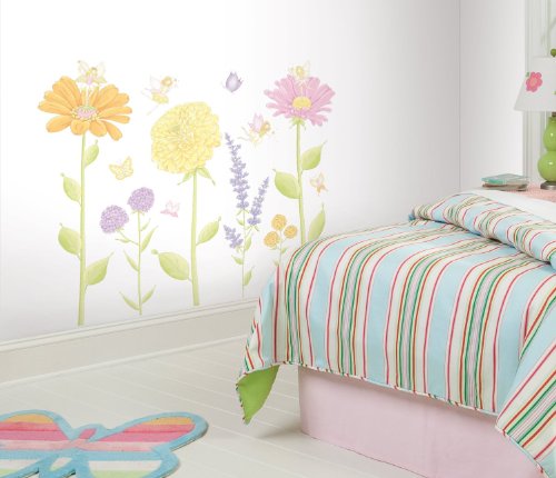 Giant Flower and Fairy Garden wall sticker | The Storepaperoomates Retail Market - Fast Affordable Shopping