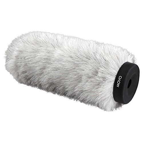 Movo WS220 Professional Microphone Windscreen with Acoustic Foam Technology for Shotgun Microphones up to 20cm Long (Fits Sennheiser MKE 600)