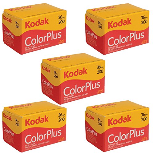5 Rolls of Kodak colorplus 200 ASA 36 Exposure