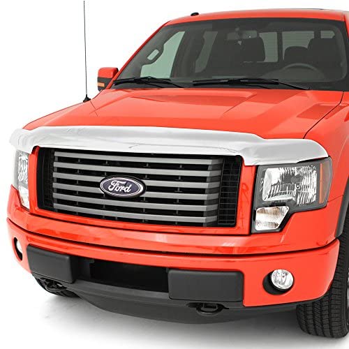 Auto Ventshade [AVS] Hood/Bug Shield | 2015 – 2020 Ford F – 150 (Excludes Raptor), Medium Profile – Chrome, 1 pc. | 680941